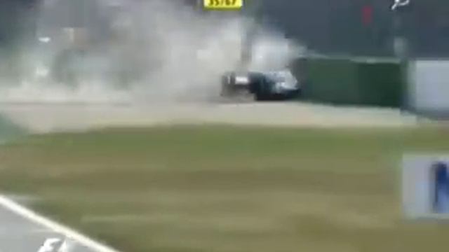 Jacques Villeneuve crash - Germany 2006.flv смотреть онлайн