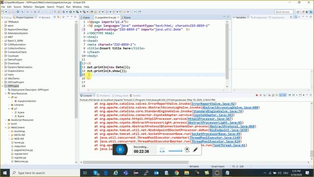 Java Server Pages (JSP) | JSP Full Tutorial For Beginner Hindi | Advance Java Tutorial In Hindi -11 смотреть онлайн