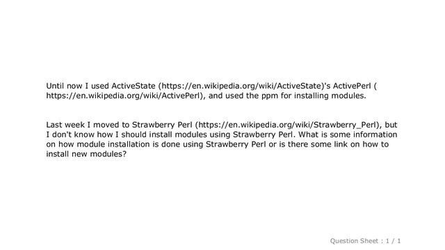Windows : Installing modules using Strawberry Perl смотреть онлайн
