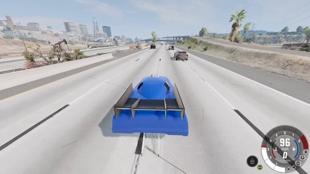 NEW FUNNY CAR Mod Creates BIG Crashes With Police Cars in BeamNG Drive Mods! смотреть онлайн