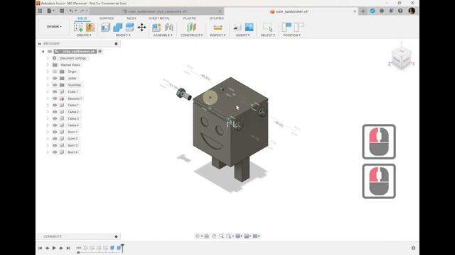 Fusion 360. Урок 5.2. 2D-инструменты. Modify и Constraints смотреть онлайн