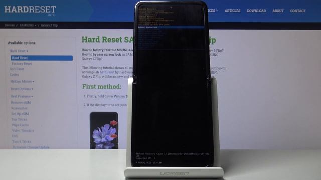 How to Wipe Cache Partition in SAMSUNG Galaxy Z Flip – Remove Temporary Cache Files смотреть онлайн