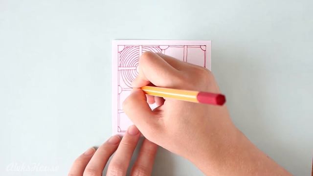 Zentangle step by step tutorial #30 смотреть онлайн