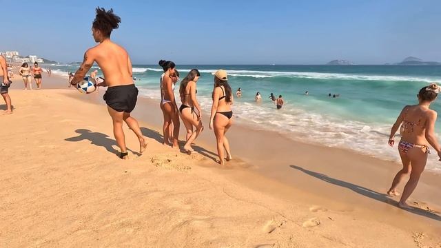 ?? IPANEMA BEACH 4K Rio de Janeiro | Beach walk Brazil смотреть онлайн