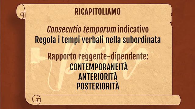 Lingua Latina: Consecutio temporum dell'indicativo смотреть онлайн