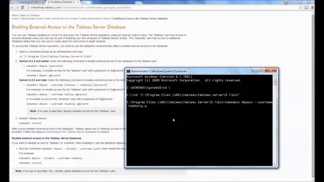 How to Enable External Access to PostgresQL within Tableau Server : Quickvids смотреть онлайн