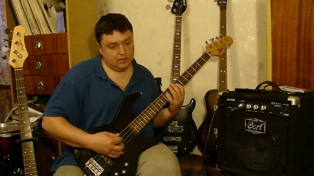 Обзор бас гитары Phil Pro MB11 на басовом комбике Cort GE15B. Overview bass guitar смотреть онлайн