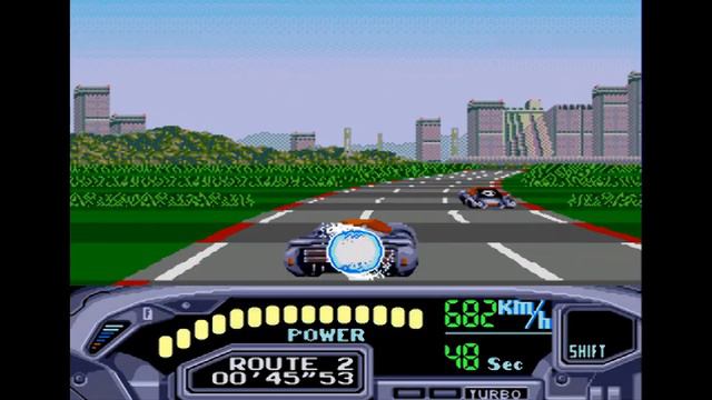 OutRun 2019 - Теперь ещё и непонятно на чём я еду (gameplay Sega Genesis)
