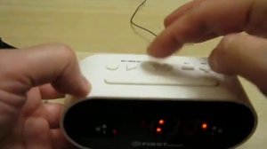 Настройка радиочасов FIRST FA-2406-5.