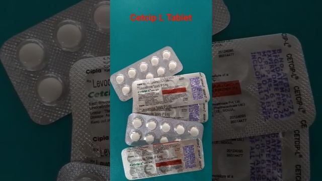 Cetcip L Tablet || Levocetrizine Tablets IP 5 Mg