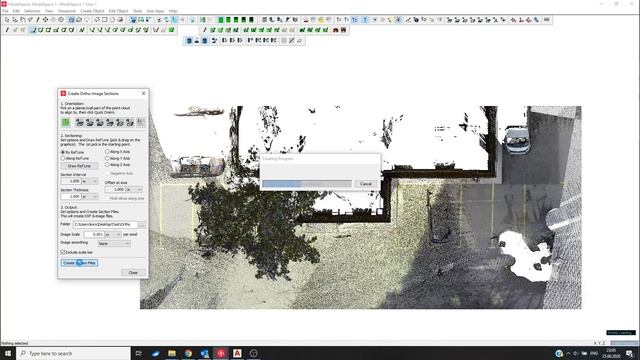 Leica Cyclone Ortho-Image Sections. Создание Ортофото в Cyclone