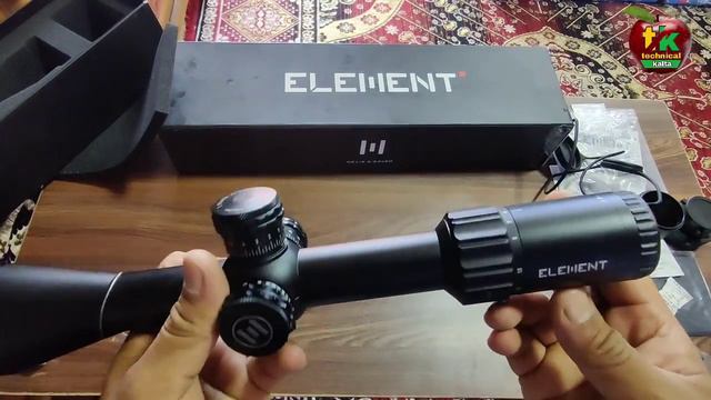 ELEMENT HELIX 6-24×50 FFP RIFLE SCOPE UNBOXING IN HINDI смотреть онлайн