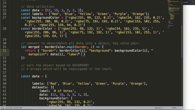 How to Sort a Chart from Lowest to Highest Value in Chart JS смотреть онлайн