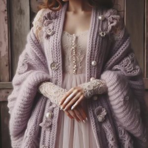 Идеи вязания пальто крючком (делимся идеями)