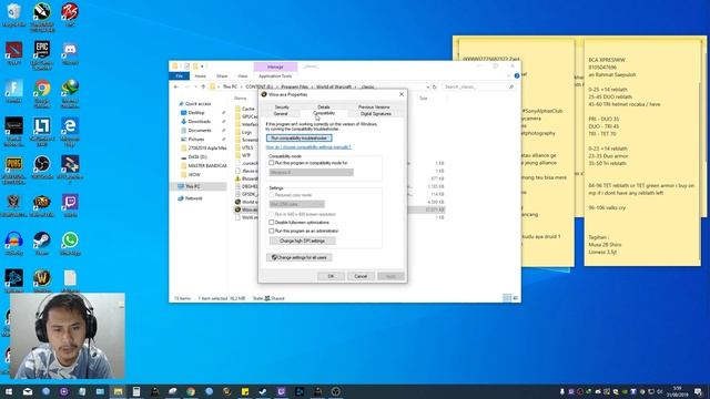 #WoWClassic ERROR Was Unable To Start  Up 3D Acceleration Saat Merubah Windows Mode (Fix)