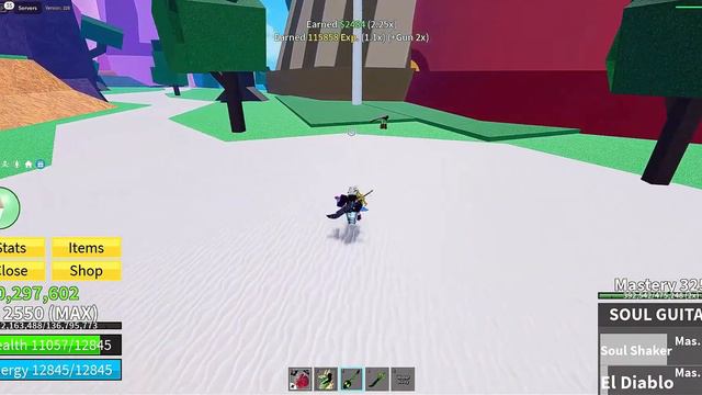 Blox Fruits Update 20 Soul Guitar With Strong Grip Enchant | Soul Guitar Showcase In Blox Fruits