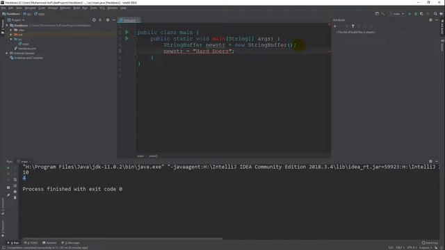 Java Tutorial # 06 - String and StringBuffer - Hard Doers смотреть онлайн