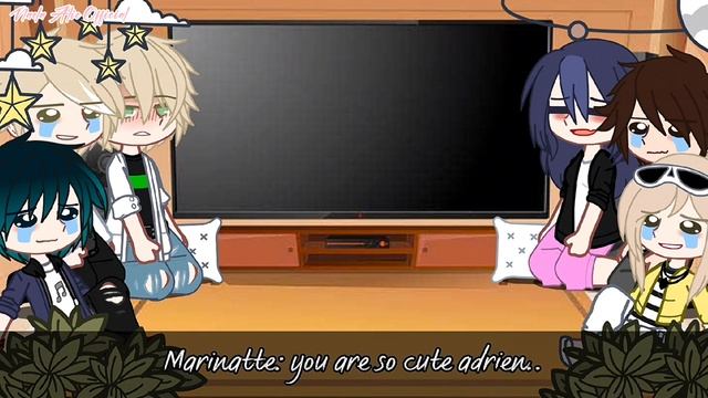 || MLB REACT TO ADRINATTE VIDEO'S || Part 2 || Ladybug and Catnoir || GachaNox || Romantic Video || смотреть онлайн