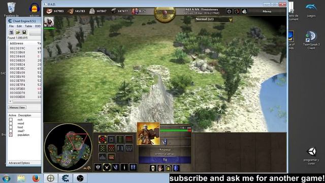 0 A.D. Infinite resources inmortal building & soldiers Cheat engine смотреть онлайн
