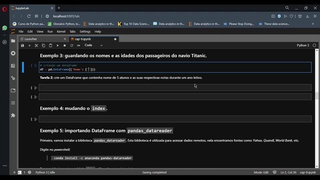 Capítulo 9: Dicionários e Pandas смотреть онлайн