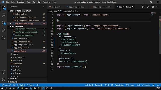 Full Stack Authentication Angular & Laravel using JWT | Setup Frontend Layouts | Part 2 смотреть онлайн