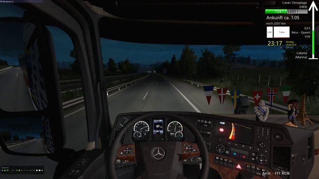 ETS 2 ? ТЕСТИМ НОВЫЙ РУЛЬ / Mercedes 510л.с. / VTC World - Multiplayer смотреть онлайн