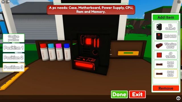 ОБНОВА В КАСТОМ ПК ТАЙКОН ❗️ СОБИРАЮ НОВЫЕ КРУТЫЕ КОМПЫ В РОБЛОКС❗️ Custom PC Tycoon❗️ Roblox смотреть онлайн