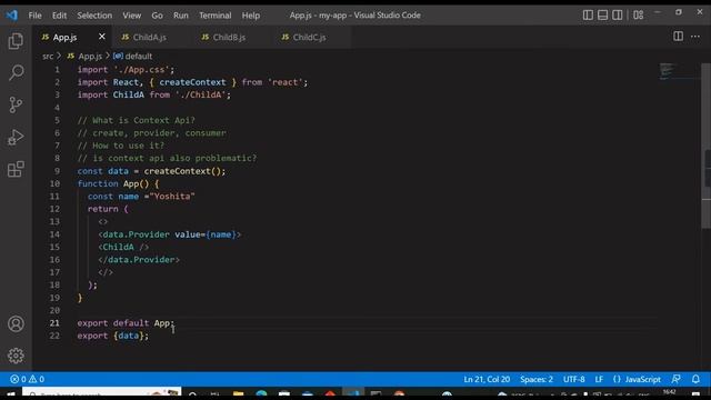 Context API in React JS in Hindi | Understand the concept of Context API | Context API #2022 смотреть онлайн