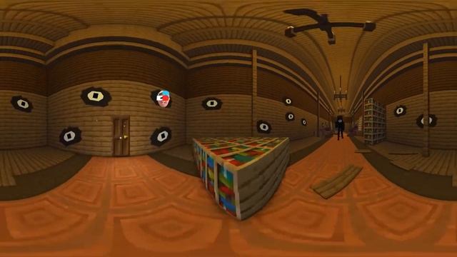 Doors Seek Chase - Minecraft 360° VR Animation VS Real Life смотреть онлайн