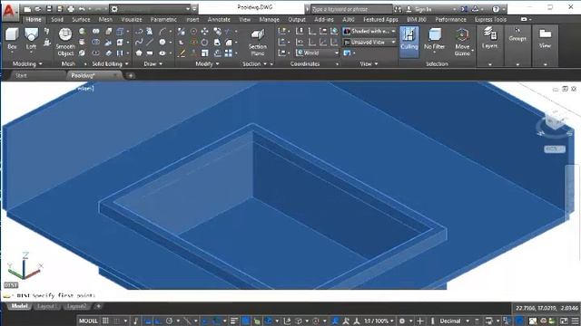 AutoCad Swimming Pool /3D Tutorial For Beginners/InfoTech смотреть онлайн