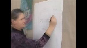 Учимся рисовать портрет мамы
