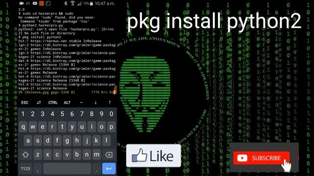 Termux no root HACKER Pro all Tools........ смотреть онлайн