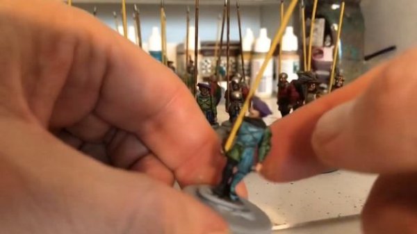 Warlord Games. 28mm Landsknecht pike block. Start to finish