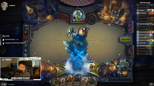 EXODIA PALADIN VS MALYGOS DRUID | Uther of the Ebon Blade | The Witchwood | Hearthstone смотреть онлайн