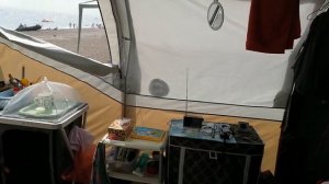 Отдых дикарем! Обзор палаточного лагеря, Чабан - Кале. Морское 2022 г.