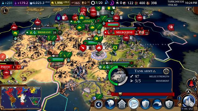 Sid Meier's Civilization VI (Nintendo Switch) - England - True Start Earth - Episode 11 смотреть онлайн