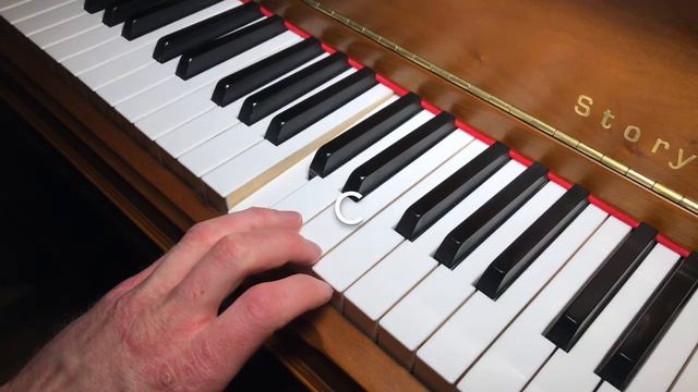 How To Play London Bridge Is Falling Down On Piano смотреть онлайн