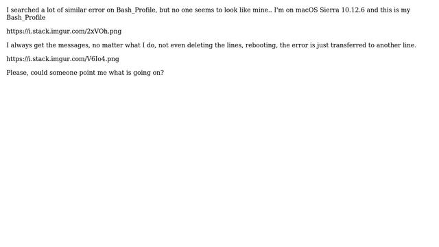 Apple: unexpected EOF while looking for matching `"' and unexpected end of file errror смотреть онлайн
