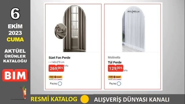 BİM 6 EKİM 2023 KATALOĞU ✔ BİM CUMA AKTÜEL ÜRÜNLER ✔ RESMİ KATALOG ✔ NET ANLATIM смотреть онлайн
