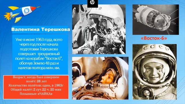 Космическая одиссея(Женщины-космонавты)