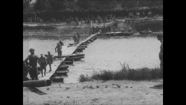 Кинохроника. Операции на Эне-Марне, Франция 1918 год. Operations On The Aisne-Marne, France