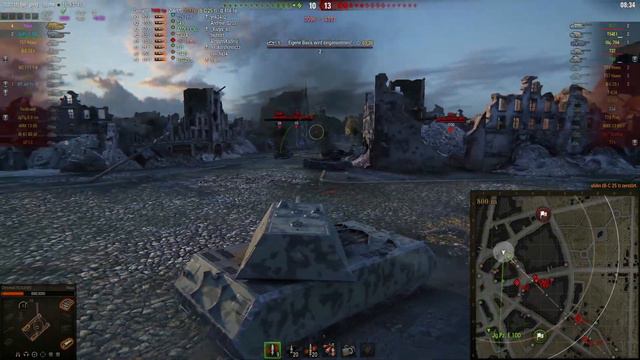 Maus - 20k DMG blocked - 9,5k DMG - 7 kills - World of Tanks смотреть онлайн