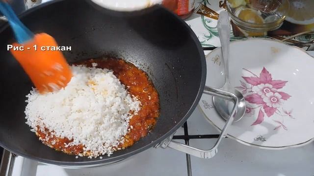 Необычное из обычного | Рис с томатной пастой на сковороде. Замечательный гарнир смотреть онлайн