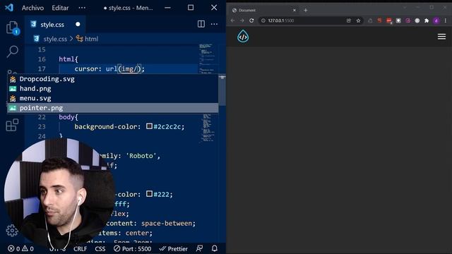 Cambia la imagen del cursor de tu web con CSS (1 línea de código) смотреть онлайн