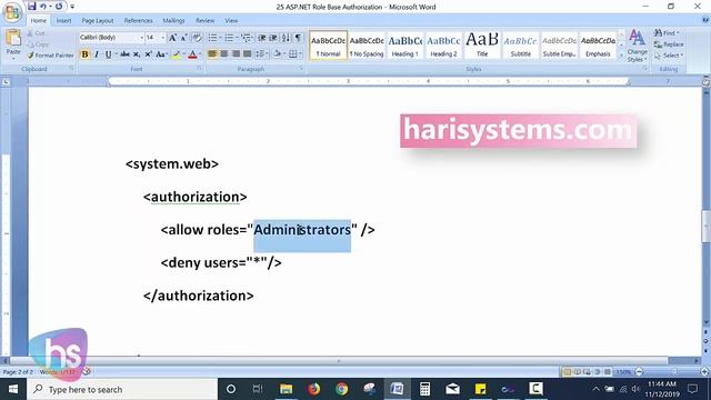 ASP.NET Role Base Authorization - How to Authorize Users in Web Forms! смотреть онлайн