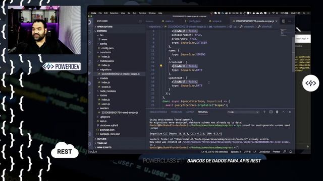 Powerclass #11 | Sequelize na prática para Api's Rest (e fundamentos de Bancos de Dados) смотреть онлайн