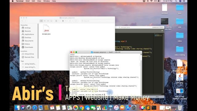 Java Tutorial In Bangla Part 3 - escape sequence in java смотреть онлайн
