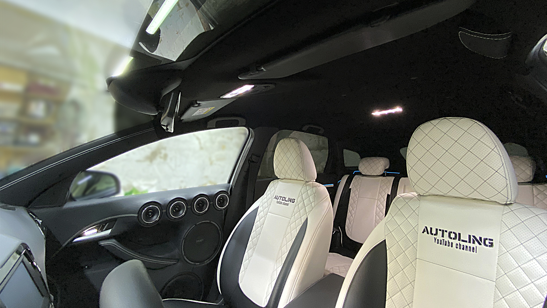 LUXURY салон на LADA Vesta. ЦАРСКИЙ BLACK EDITION с элементами белого смотреть онлайн