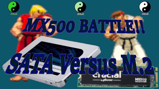 Crucial MX500 500GB Sata Versus M.2 смотреть онлайн