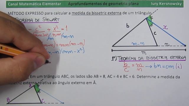 Medida da bissetriz externa - método expresso смотреть онлайн
